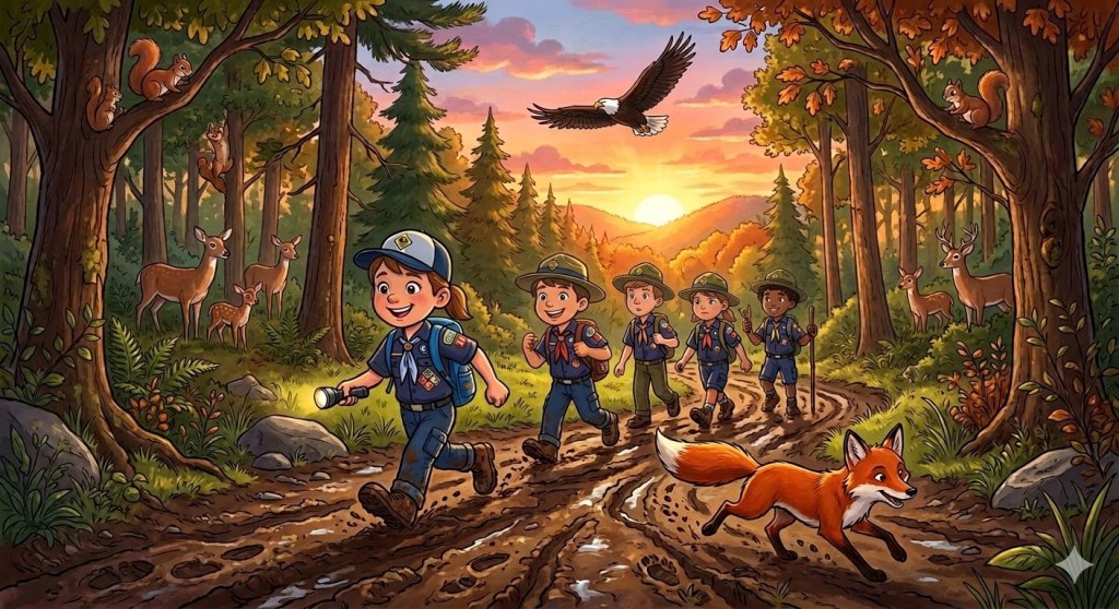 Hiking in Green Lane Park